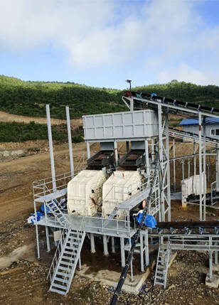 巴布亞新時產150噸石灰石破碎生產線